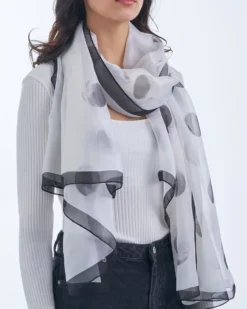 Clearance Bijou Brigitte Foulard - Black Dots
