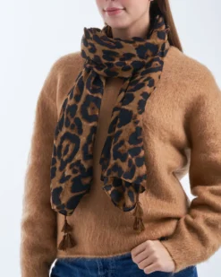 Clearance Bijou Brigitte Foulard - Brown Safari