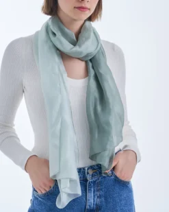 Hot Bijou Brigitte Foulard - Green Silk