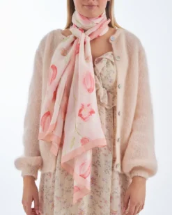 New Bijou Brigitte Foulard - Pink Tulip
