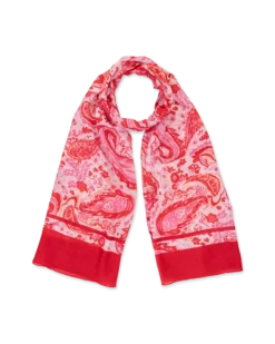 New Bijou Brigitte Foulard - Red Paisley