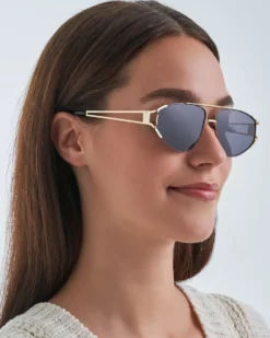 Outlet Bijou Brigitte Occhiali da sole - Golden Frame