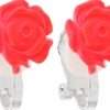 Outlet Bijou Brigitte Orecchini a clip bambina - Pink Rose