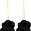 Hot Bijou Brigitte Orecchini a clip - Black Leaves