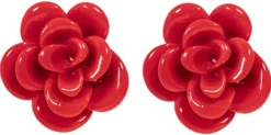 Best Bijou Brigitte Orecchini a clip - Cherry Flower