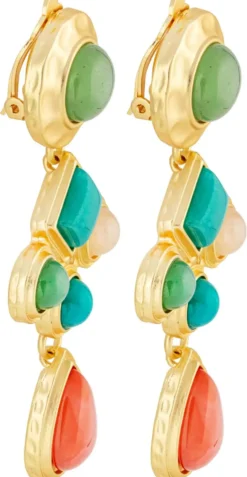 Discount Bijou Brigitte Orecchini a clip - Geometric Vintage