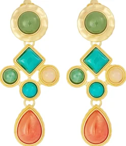 Discount Bijou Brigitte Orecchini a clip - Geometric Vintage