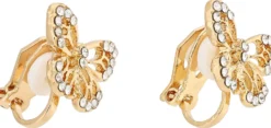 Clearance Bijou Brigitte Orecchini a clip - Golden Butterfly