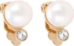 Outlet Bijou Brigitte Orecchini a clip - Golden Pearl