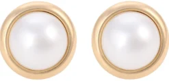 Outlet Bijou Brigitte Orecchini a clip - Golden Pearl Duo