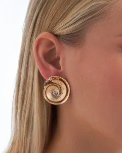 Online Bijou Brigitte Orecchini a clip - Golden Shell