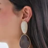 New Bijou Brigitte Orecchini a clip - Marble Beauty