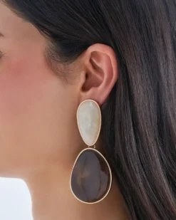 New Bijou Brigitte Orecchini a clip - Marble Beauty