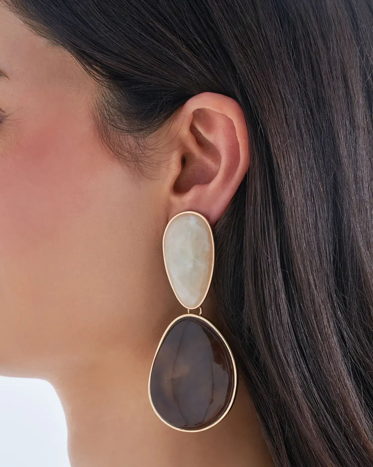 New Bijou Brigitte Orecchini a clip - Marble Beauty