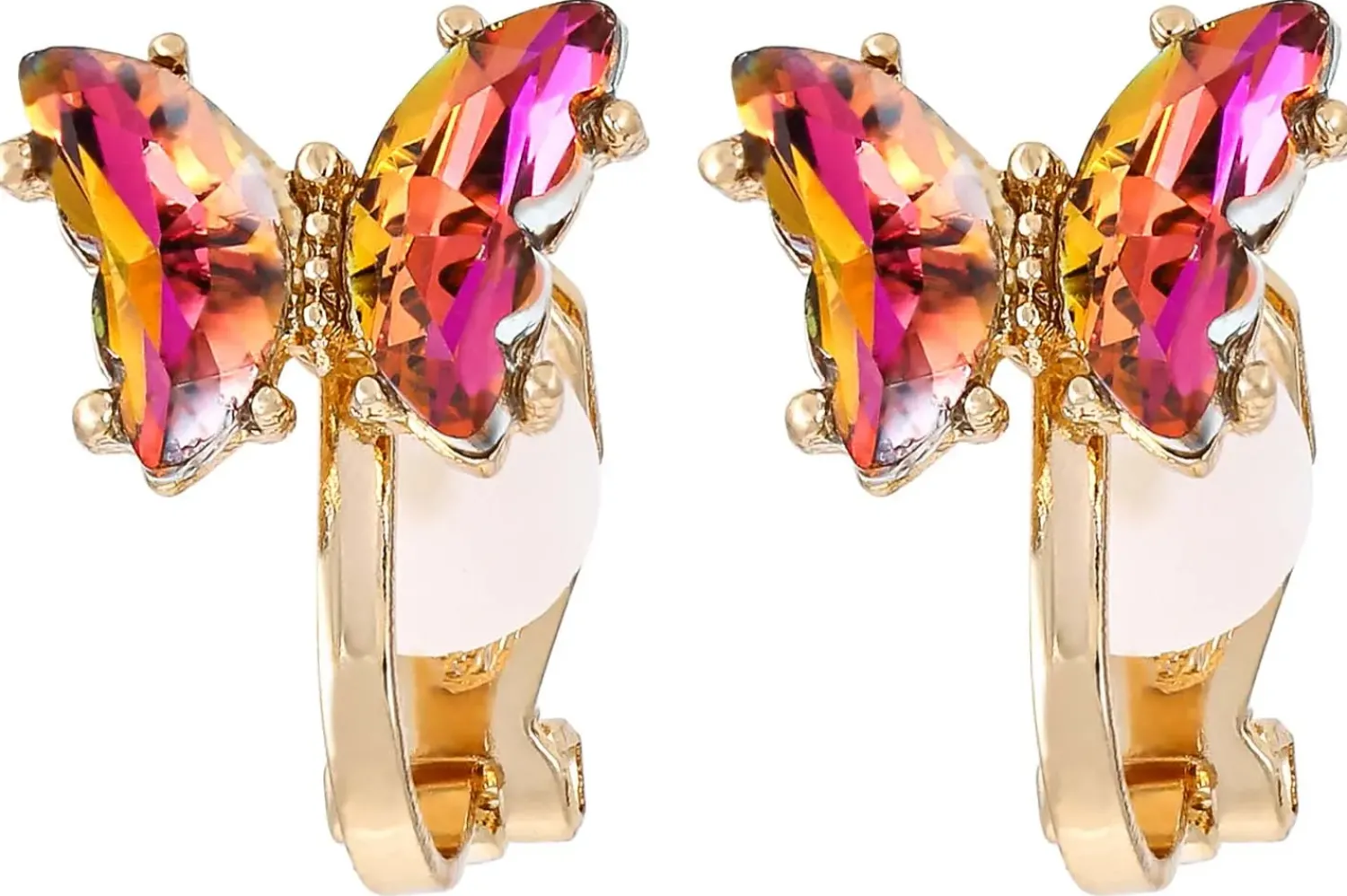 Clearance Bijou Brigitte Orecchini a clip per bambini - Sparkling Sunrise