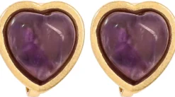Discount Bijou Brigitte Orecchini a clip - Purple Heart