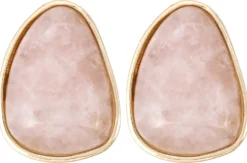 Online Bijou Brigitte Orecchini a clip - Rose Quartz
