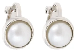 Outlet Bijou Brigitte Orecchini a clip - Silver Pearl