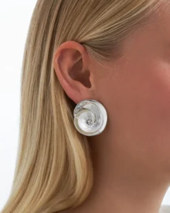 Discount Bijou Brigitte Orecchini a clip - Silver Shells