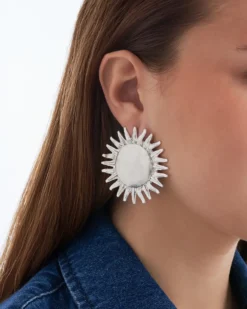 Discount Bijou Brigitte Orecchini a clip - Silver Sun