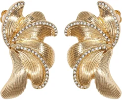 Hot Bijou Brigitte Orecchini a clip - Textured Swirl