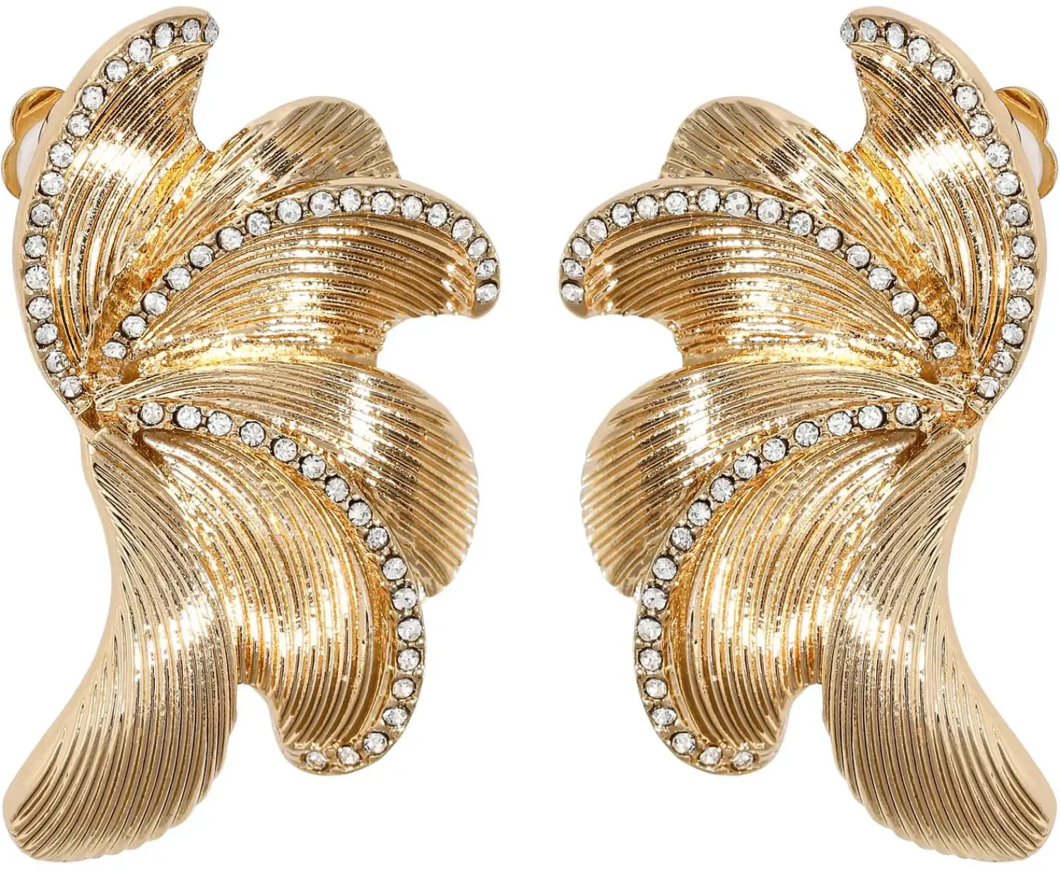 Hot Bijou Brigitte Orecchini a clip - Textured Swirl