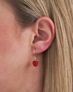 Bijou Brigitte Orecchini a pendente - Dainty Strawberry