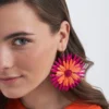 Sale Bijou Brigitte Orecchini a pendente - Fuchsia Bloom