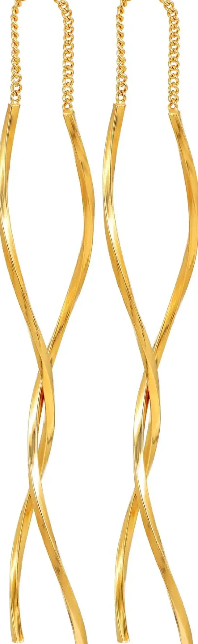 Clearance Bijou Brigitte Orecchini a pendente - Golden Spiral