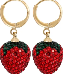 Bijou Brigitte Orecchini a pendente - Lovely Strawberry