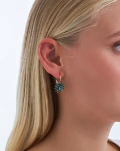 Hot Bijou Brigitte Orecchini a pendente - Ocean Blue Spikes