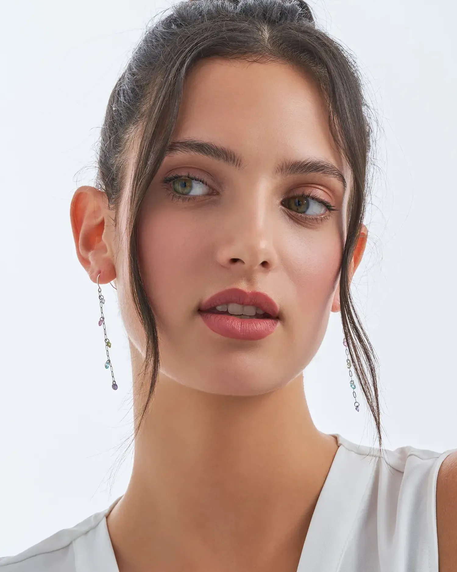 Online Bijou Brigitte Orecchini a pendente - Pastel Chain