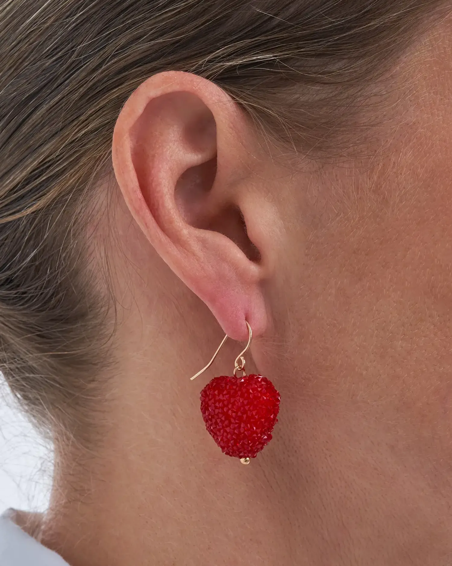 Best Bijou Brigitte Orecchini a pendente - Red Hearts