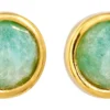 Clearance Bijou Brigitte Orecchini a perno - Amazonite Glow