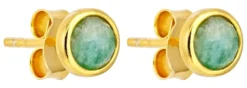 Clearance Bijou Brigitte Orecchini a perno - Amazonite Glow