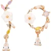 Bijou Brigitte Orecchini a perno - Asymmetrical Flowers