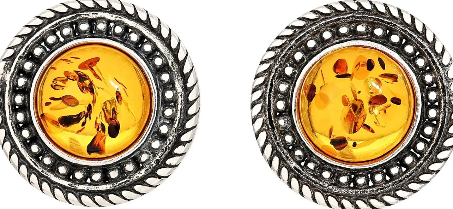 Best Bijou Brigitte Orecchini a perno - Awesome Amber