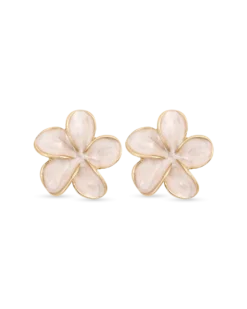 New Bijou Brigitte Orecchini a perno - Beige Blossom