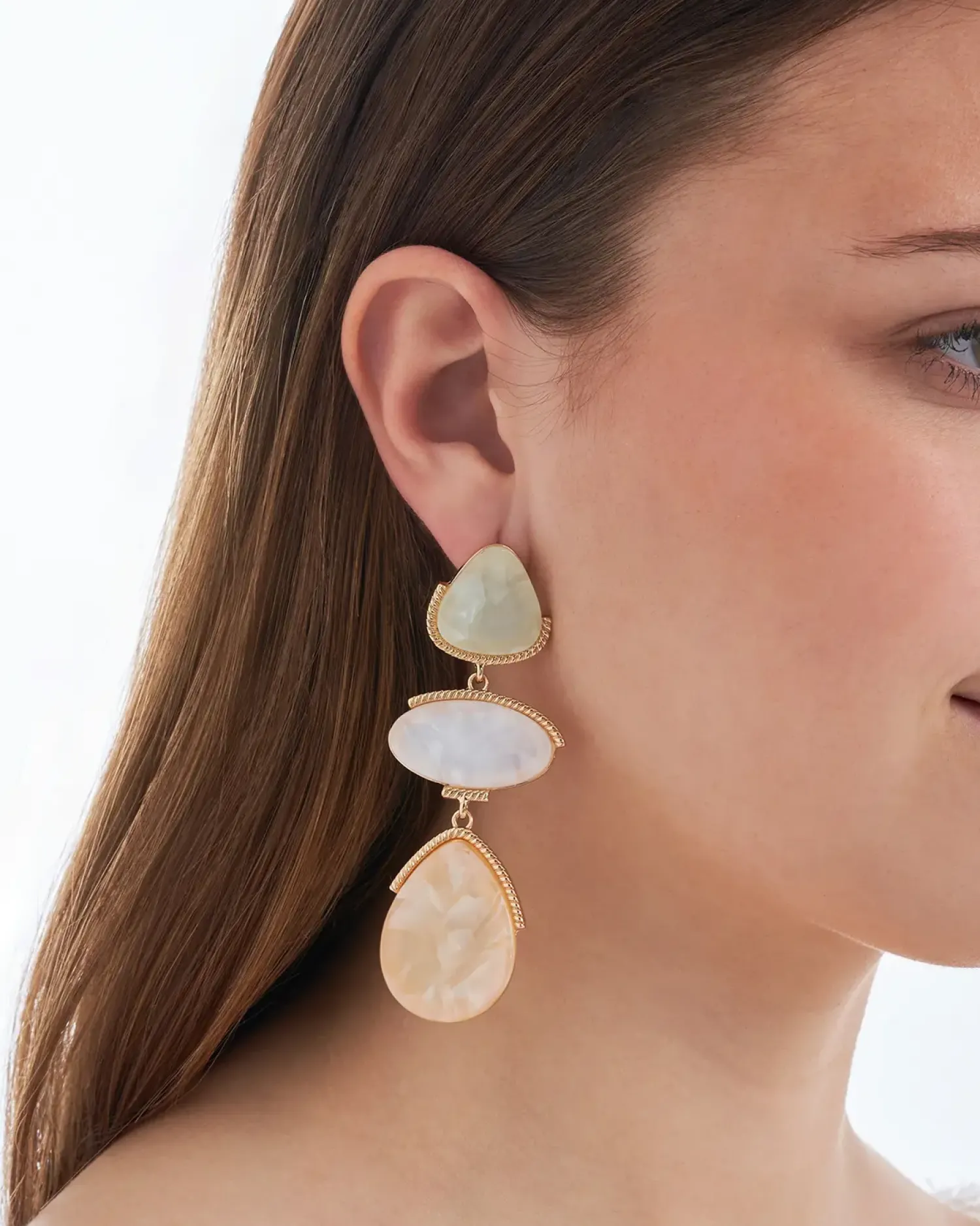 Best Bijou Brigitte Orecchini a perno - Beige Forms