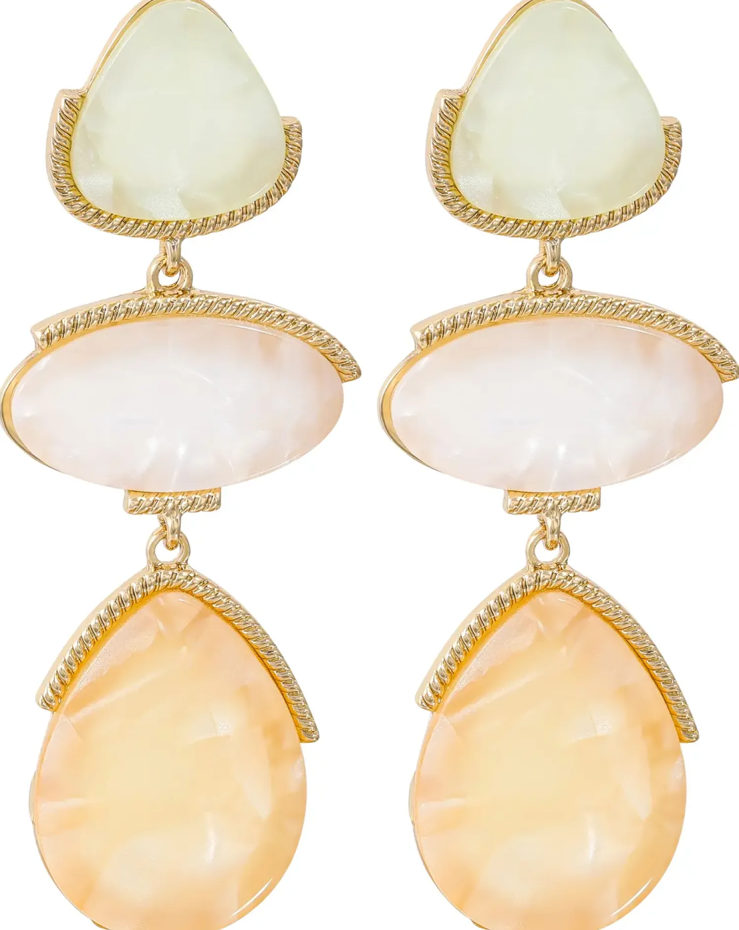 Best Bijou Brigitte Orecchini a perno - Beige Forms