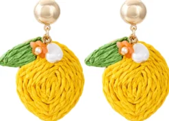 New Bijou Brigitte Orecchini a perno - Big Lemon