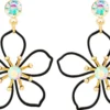 Bijou Brigitte Orecchini a perno - Black Bloom