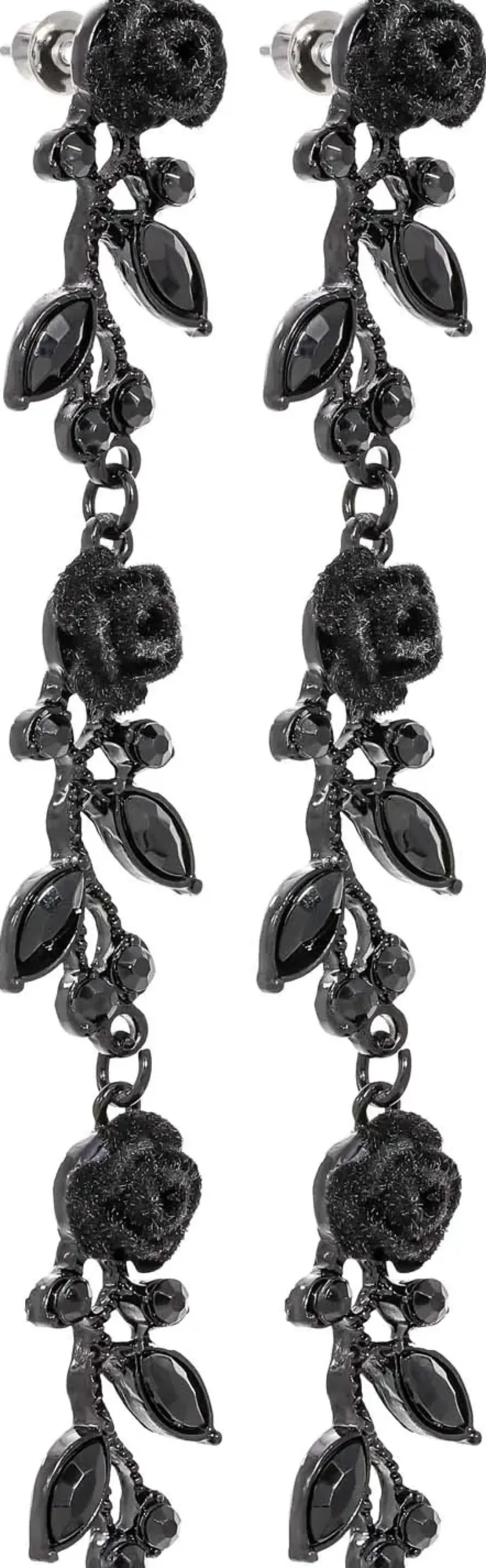 Sale Bijou Brigitte Orecchini a perno - Black Rose
