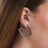 Online Bijou Brigitte Orecchini a perno - Black Square