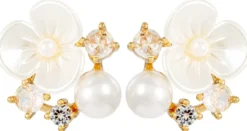 New Bijou Brigitte Orecchini a perno - Blossom Pearl