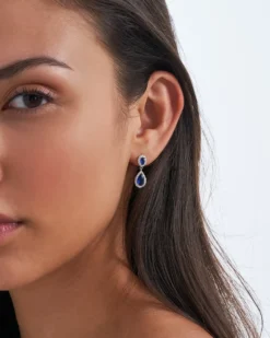 Best Bijou Brigitte Orecchini a perno - Blue Brilliance