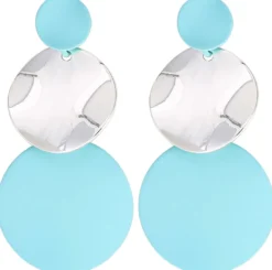Hot Bijou Brigitte Orecchini a perno - Blue Circles