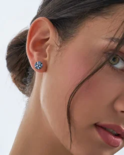 Sale Bijou Brigitte Orecchini a perno - Blue Emotion