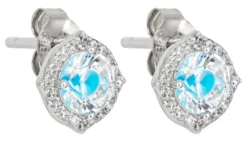 Discount Bijou Brigitte Orecchini a perno - Blue Halo