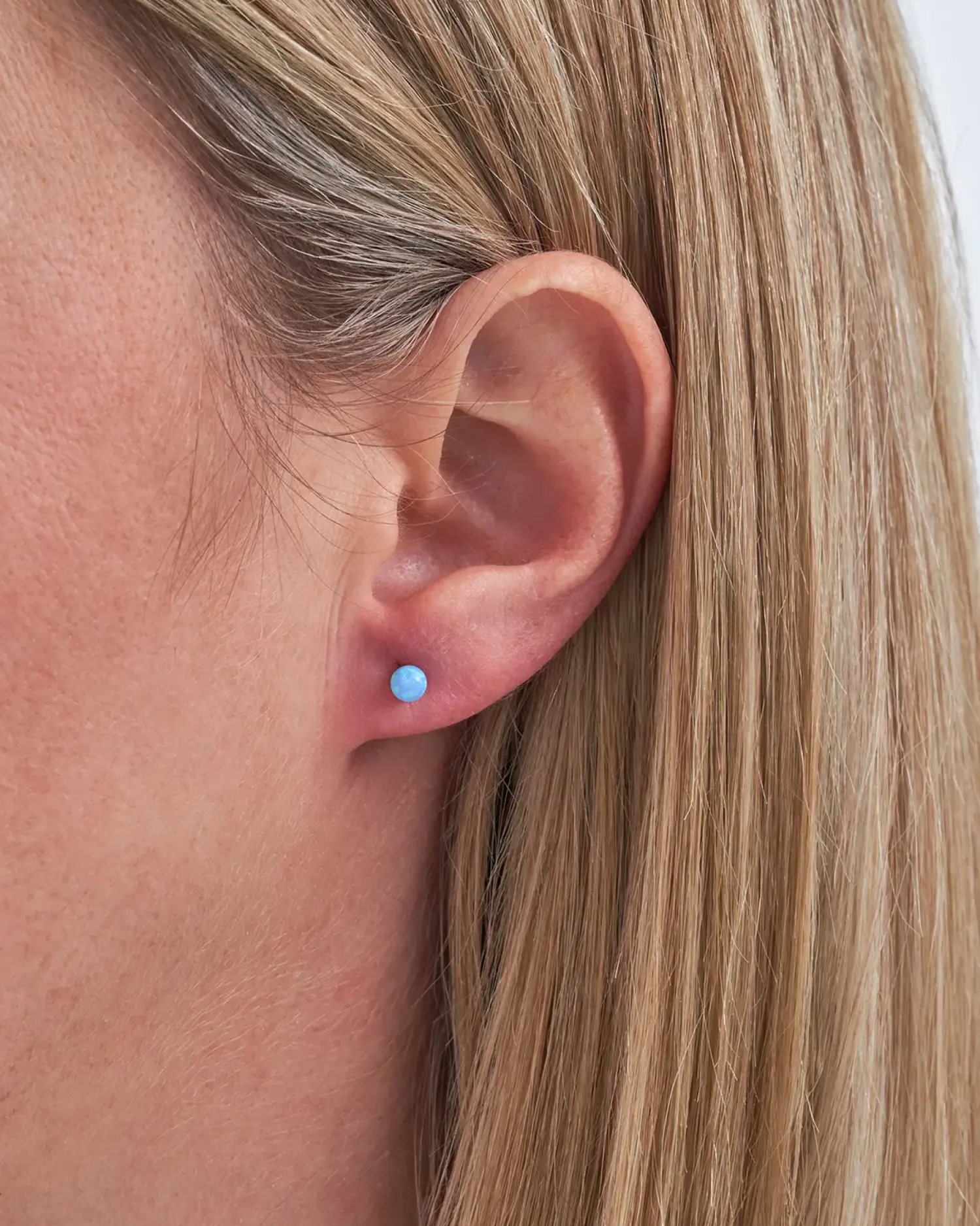 Hot Bijou Brigitte Orecchini a perno - Blue Opal